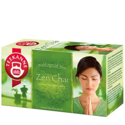 Zöld tea 20x1,75 g, TEEKANNE "Zen chai"